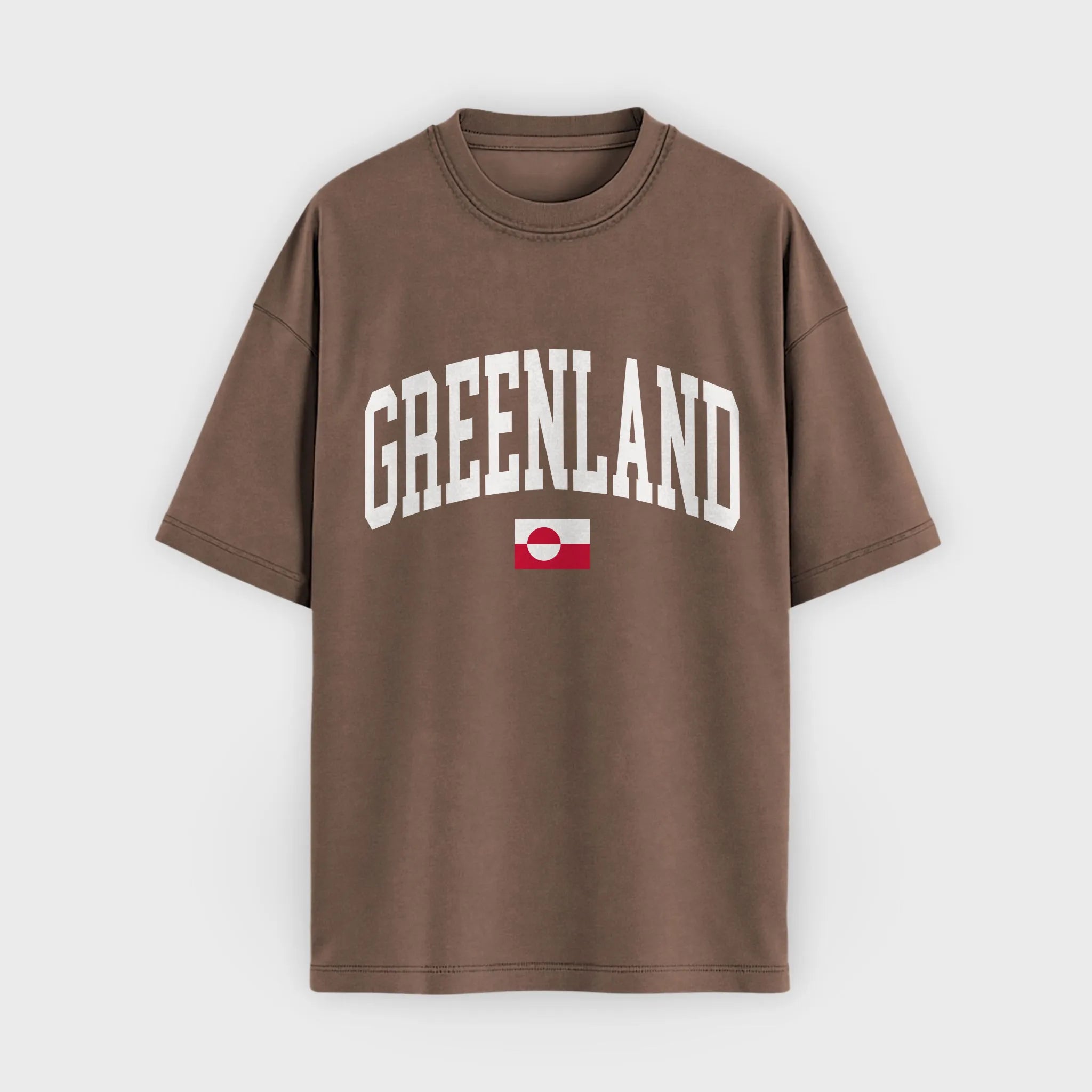 Greenland Collegiate Flag T-Shirt