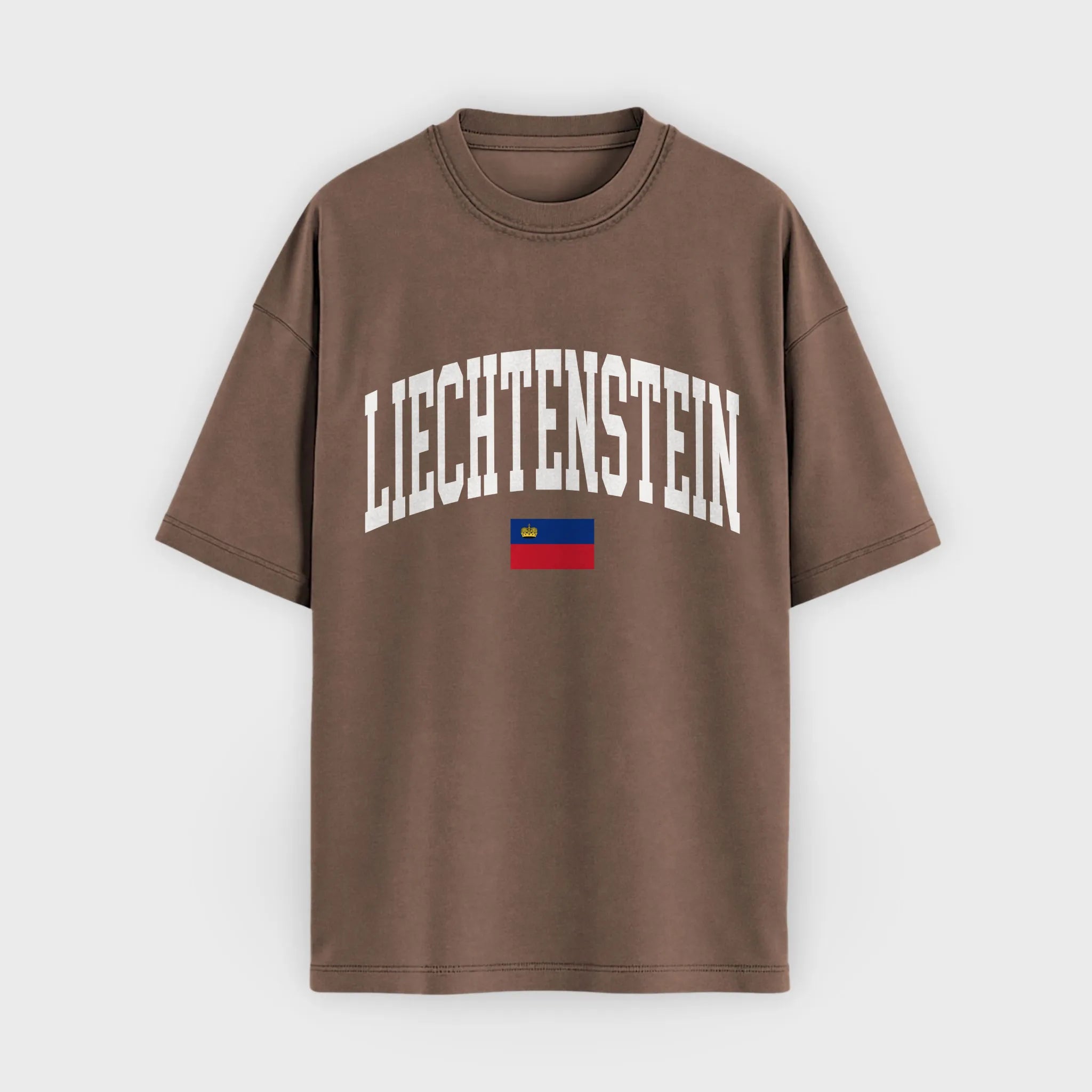 Liechtenstein Collegiate Flag T-Shirt