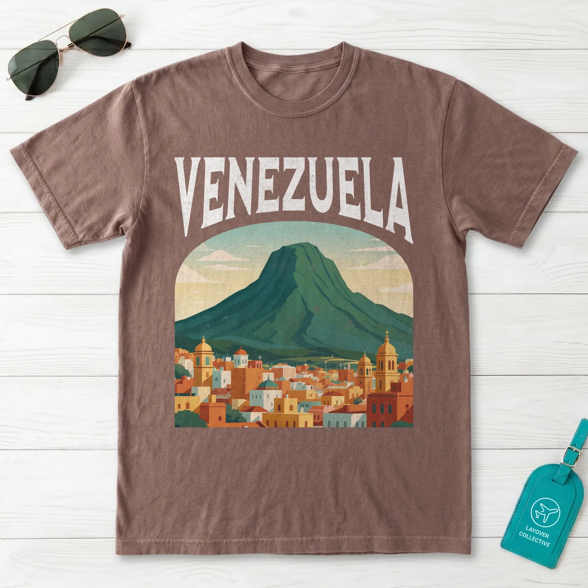 Venezuela Vintage Travel Poster T-Shirt