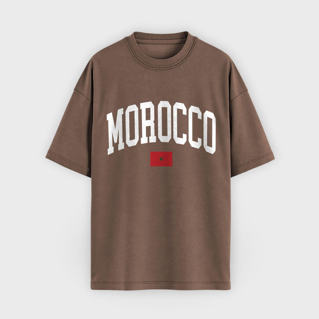 Morocco Collegiate Flag T-Shirt