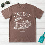 Greece Vintage Sketch T-Shirt
