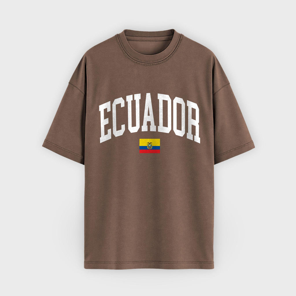 Ecuador Collegiate Flag T-Shirt