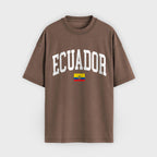 Ecuador Collegiate Flag T-Shirt
