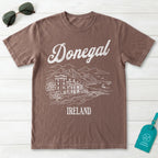 Donegal Ireland Castle Line Art T-Shirt