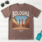 Bologna Italy Vintage Travel Poster T-Shirt