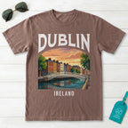 Dublin Vintage Travel Poster T-Shirt
