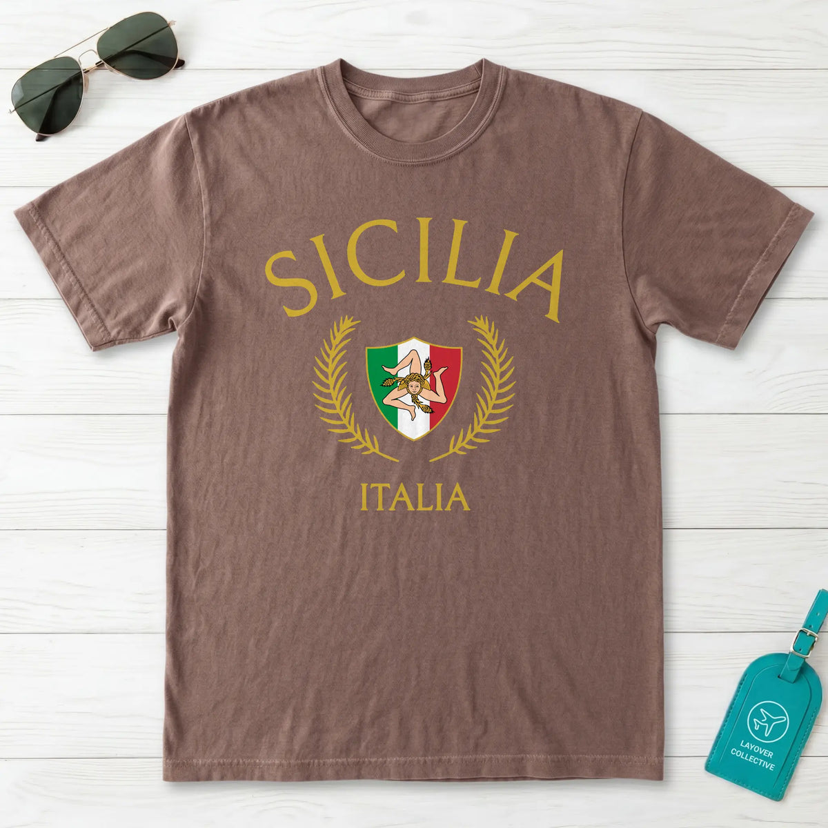 Sicilia Italia Emblem T-Shirt