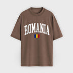 Romania Collegiate Flag T-Shirt
