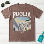 Puglia Italy Vintage Travel Poster T-Shirt