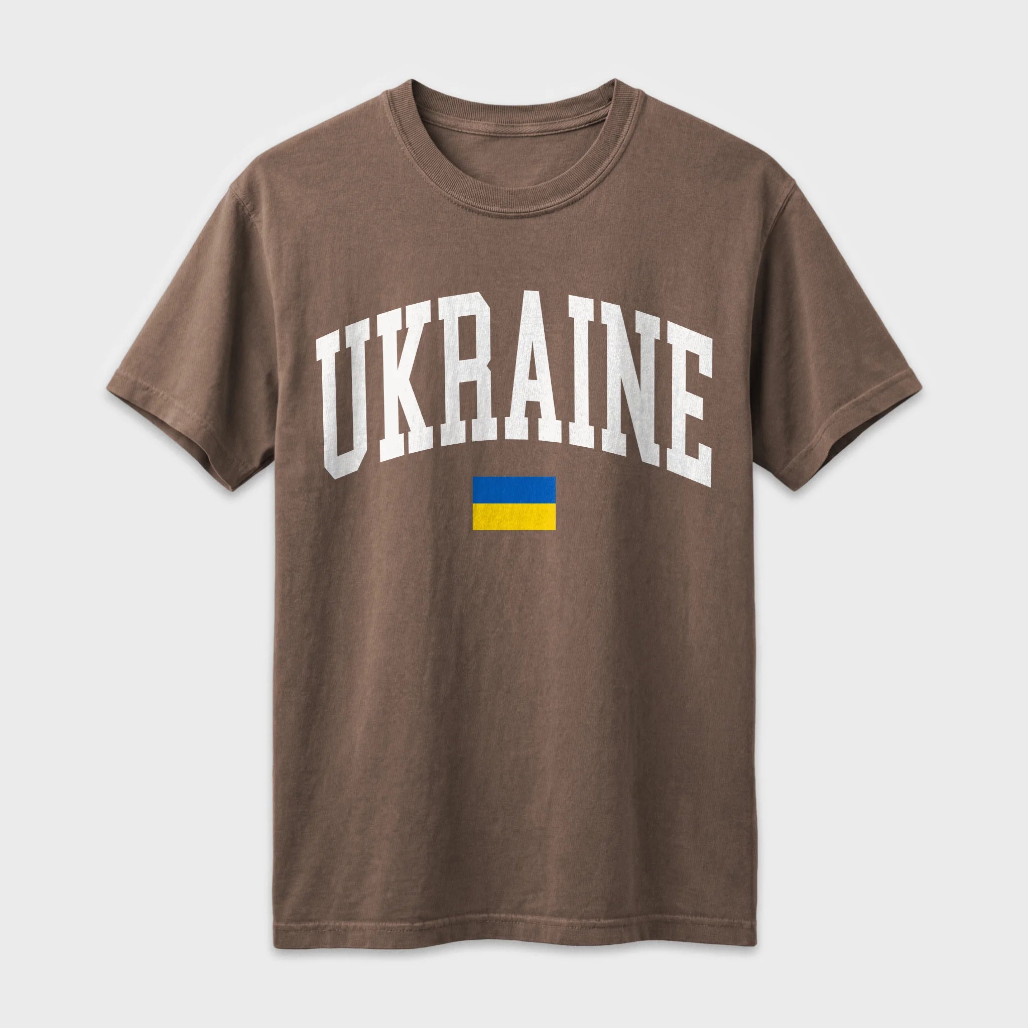 Ukraine Collegiate Flag T-Shirt
