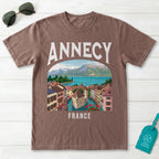 Annecy France Vintage Travel Poster T-Shirt