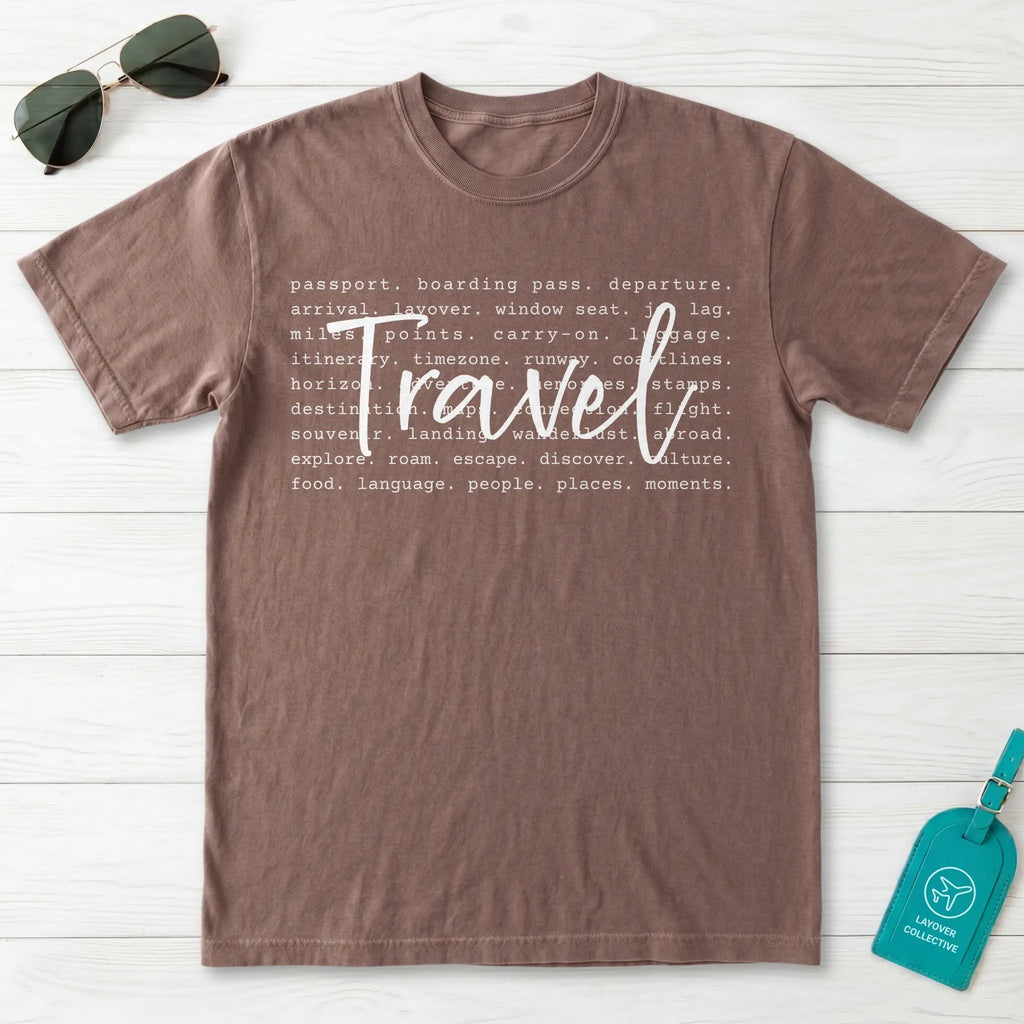 Travel Words T-Shirt