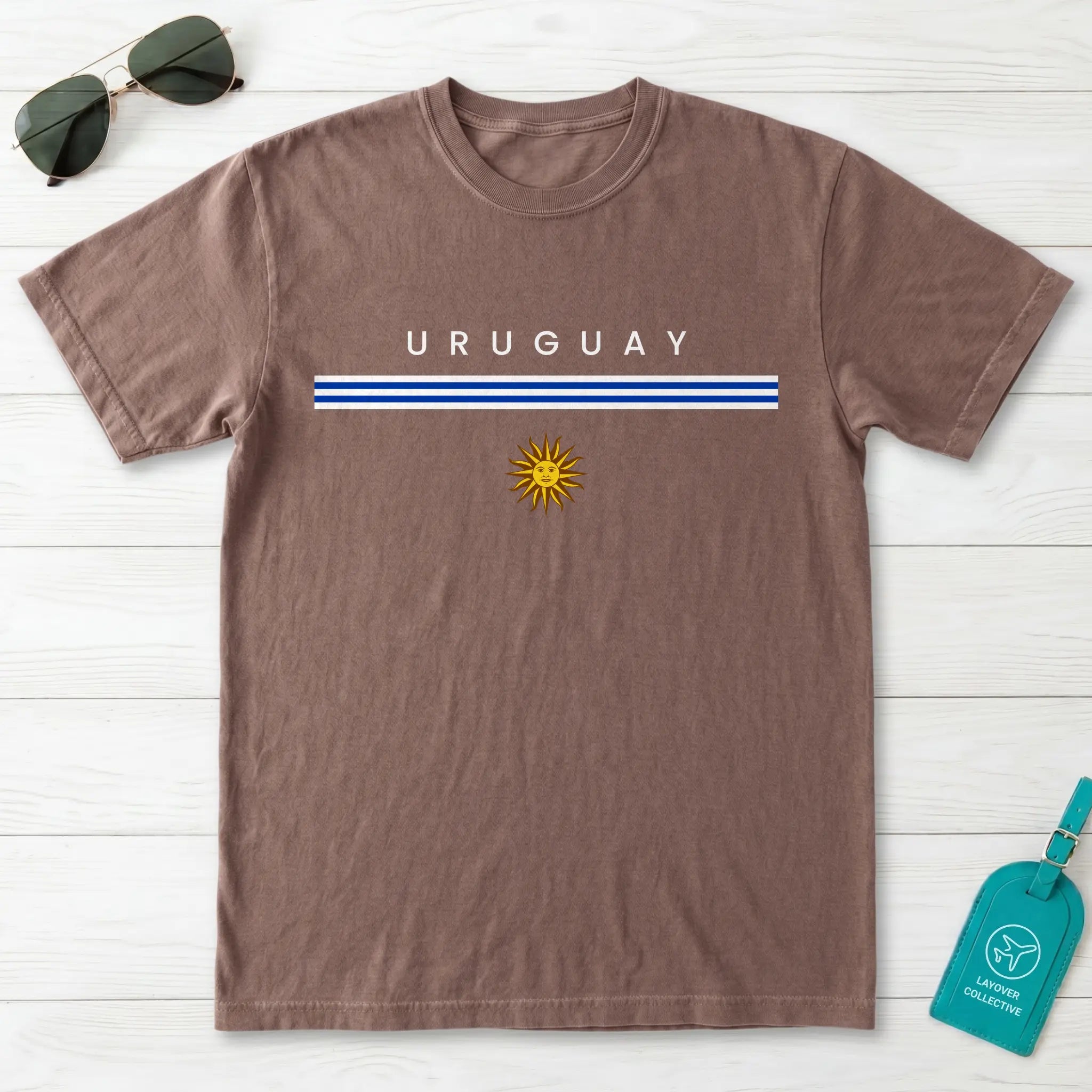 Uruguay Flagline T-Shirt