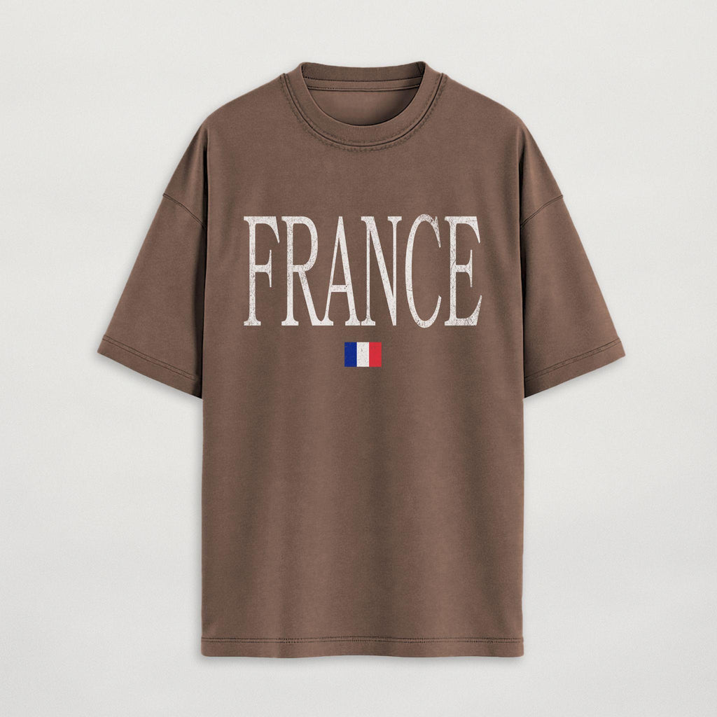 Distressed France T-Shirt