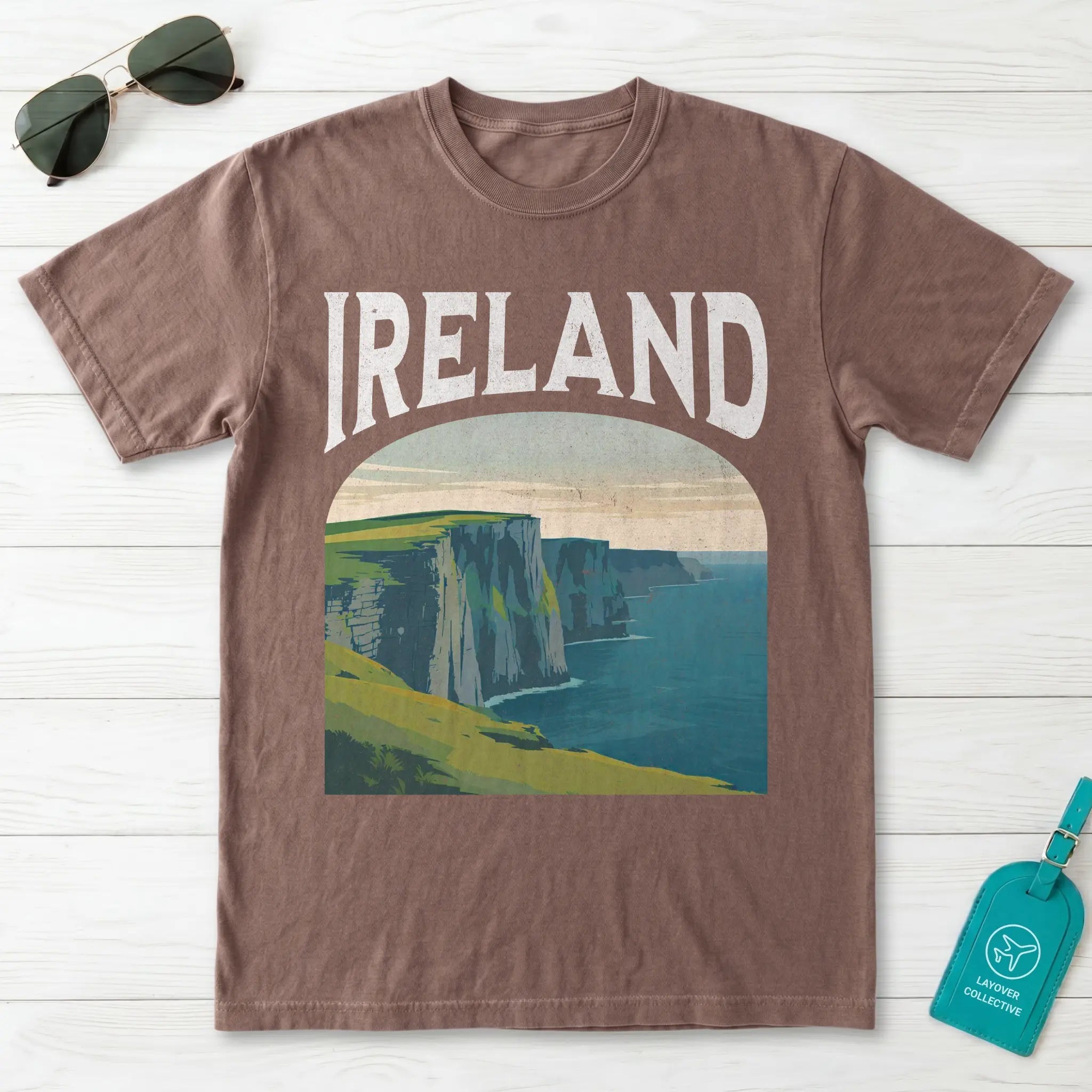 Ireland Vintage Travel Poster T-Shirt