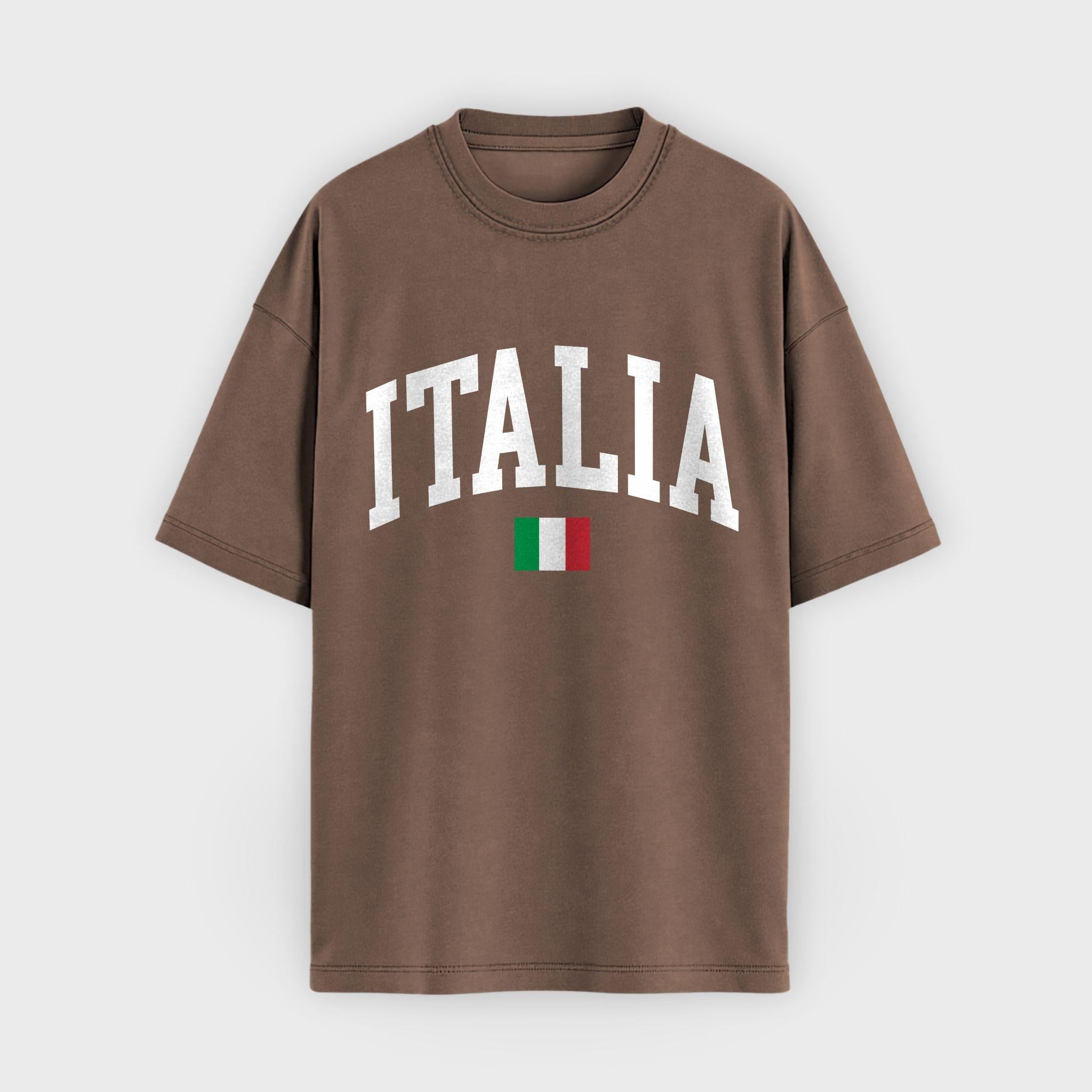 Italia Collegiate Flag T-Shirt