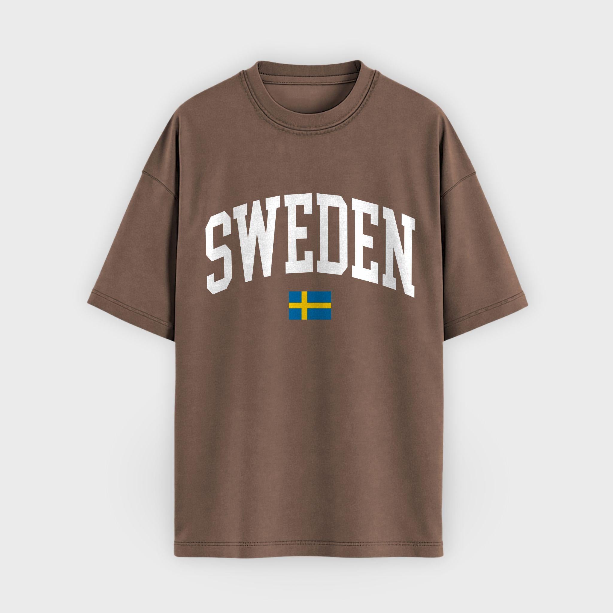 Sweden Collegiate Flag T-Shirt