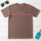 Latvia Flagline T-Shirt