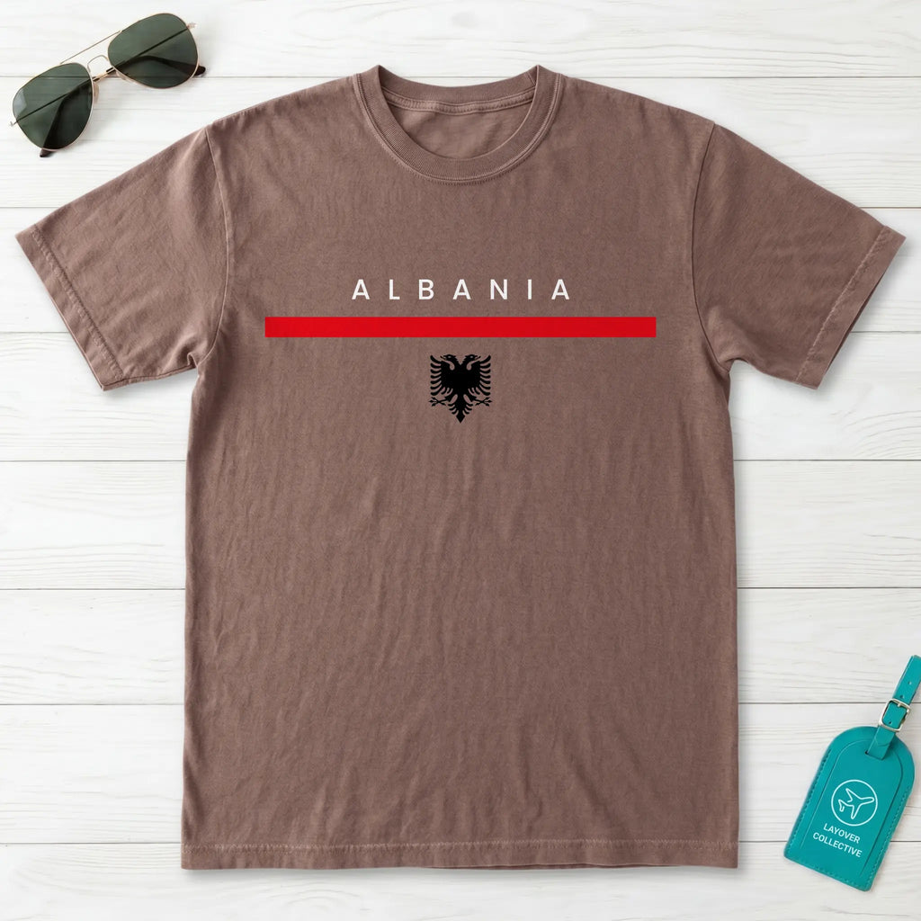 Albania Flagline T-Shirt