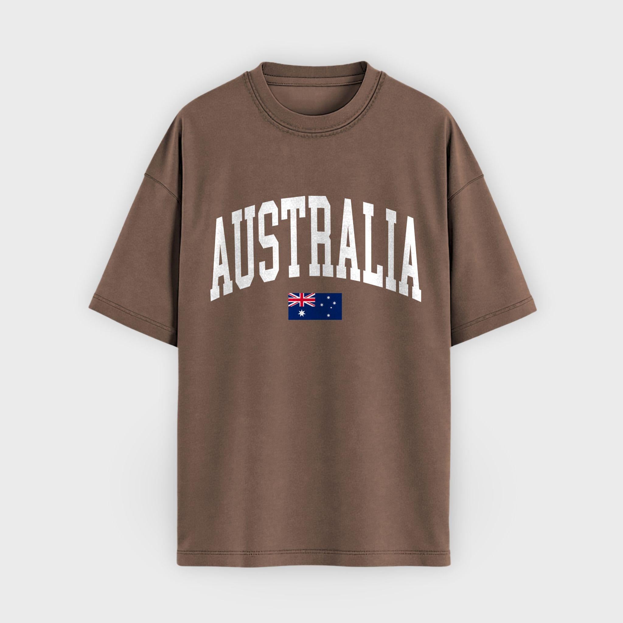 Australia Collegiate Flag T-Shirt