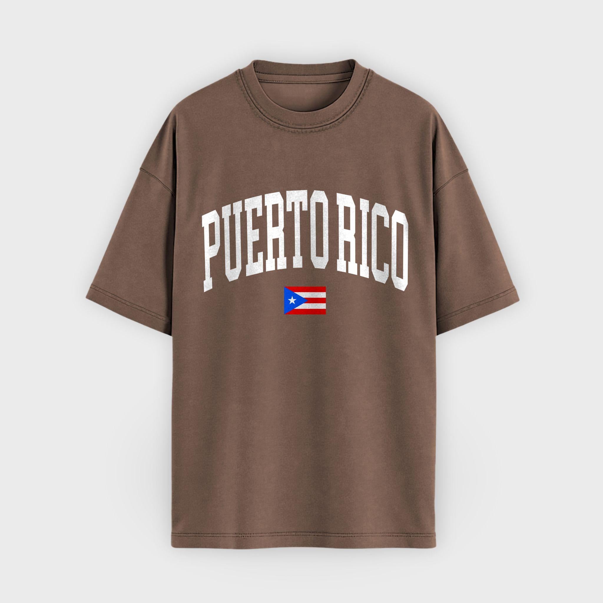 Puerto Rico Collegiate Flag T-Shirt