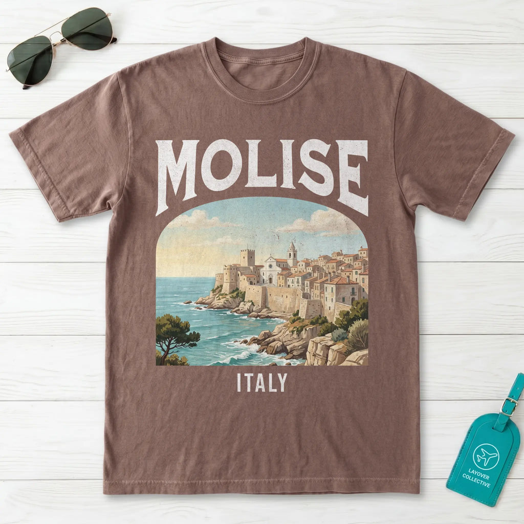 Molise Italy Vintage Travel Poster T-Shirt