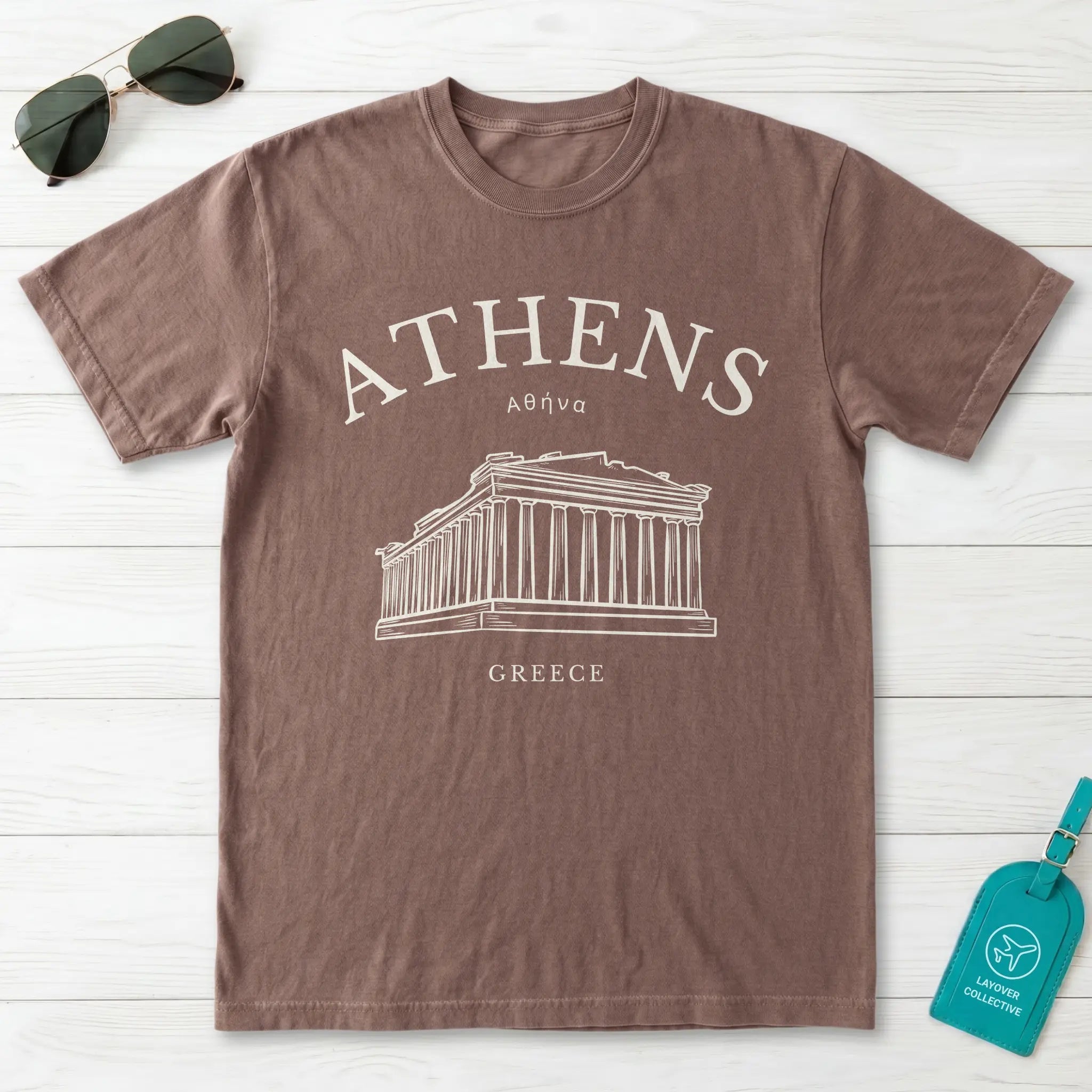 Athens Vintage Sketch T-Shirt