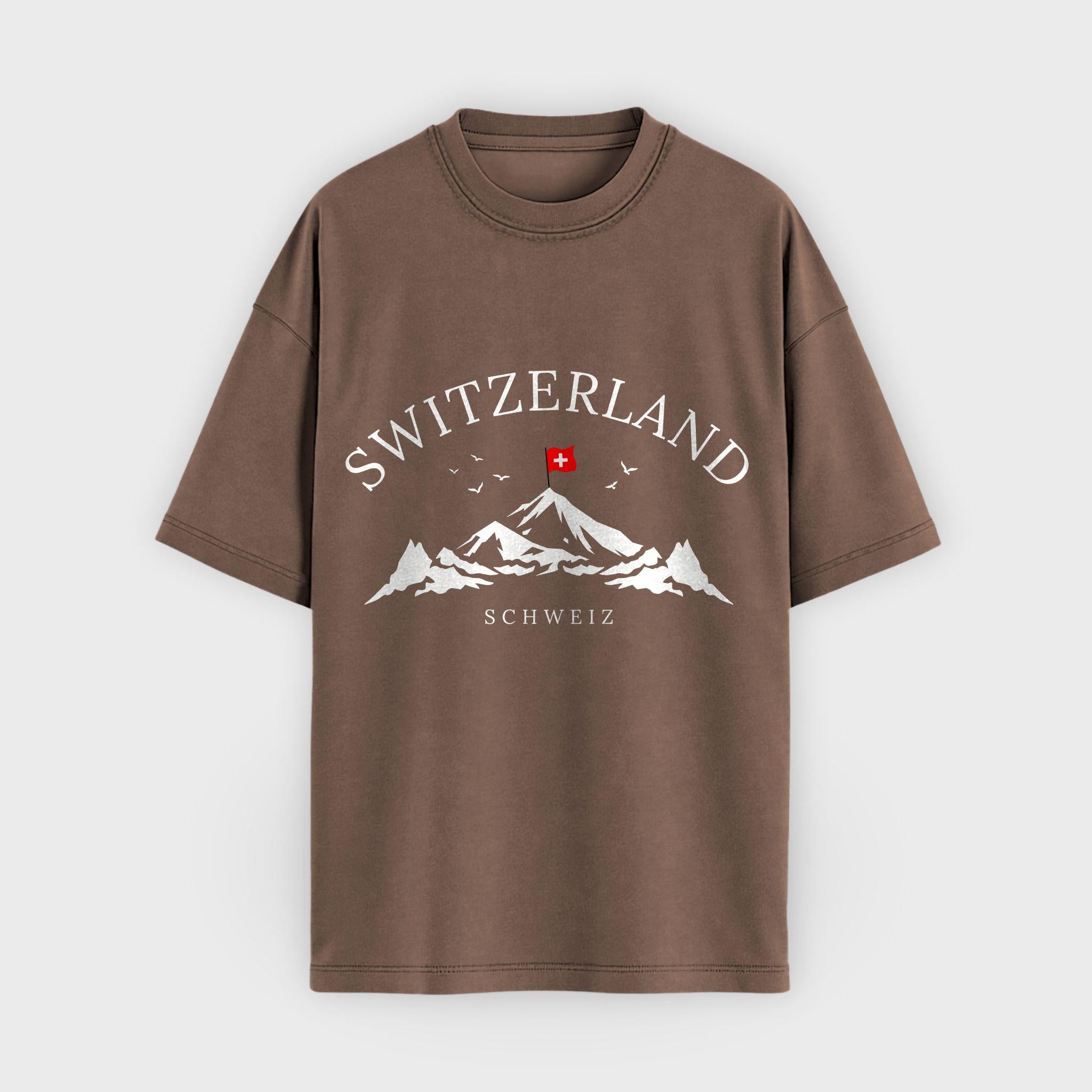 Switzerland Mountain Vista T-Shirt