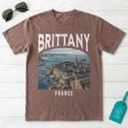 Brittany France Vintage Travel Poster T-Shirt