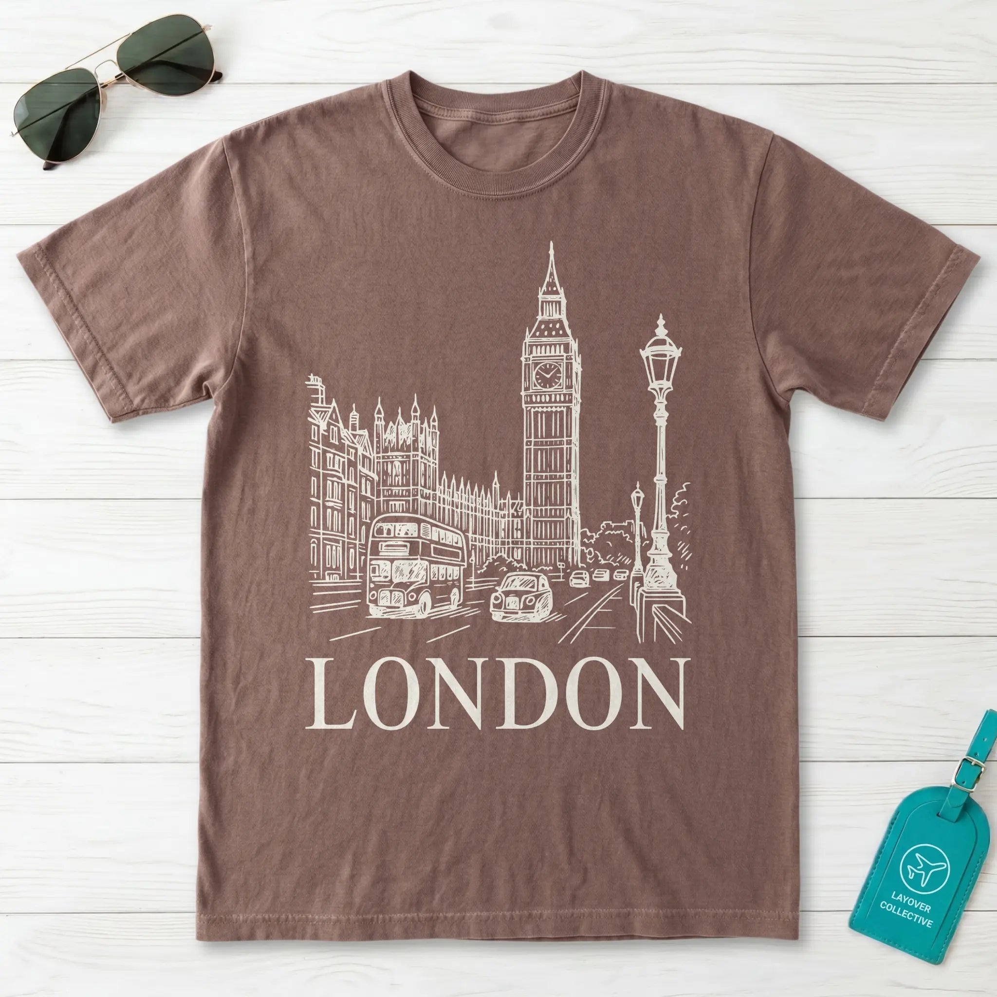London Vintage Sketch T-Shirt