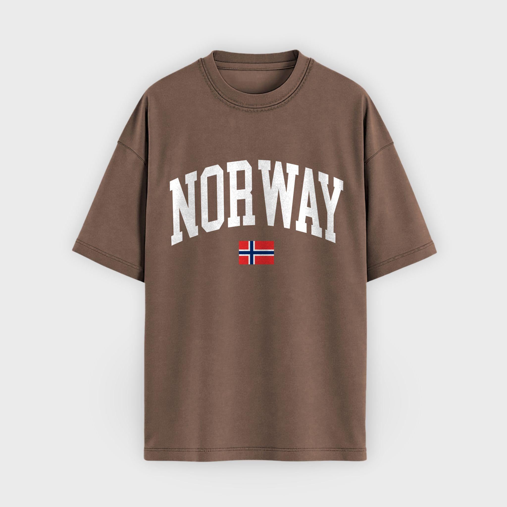 Norway Collegiate Flag T-Shirt