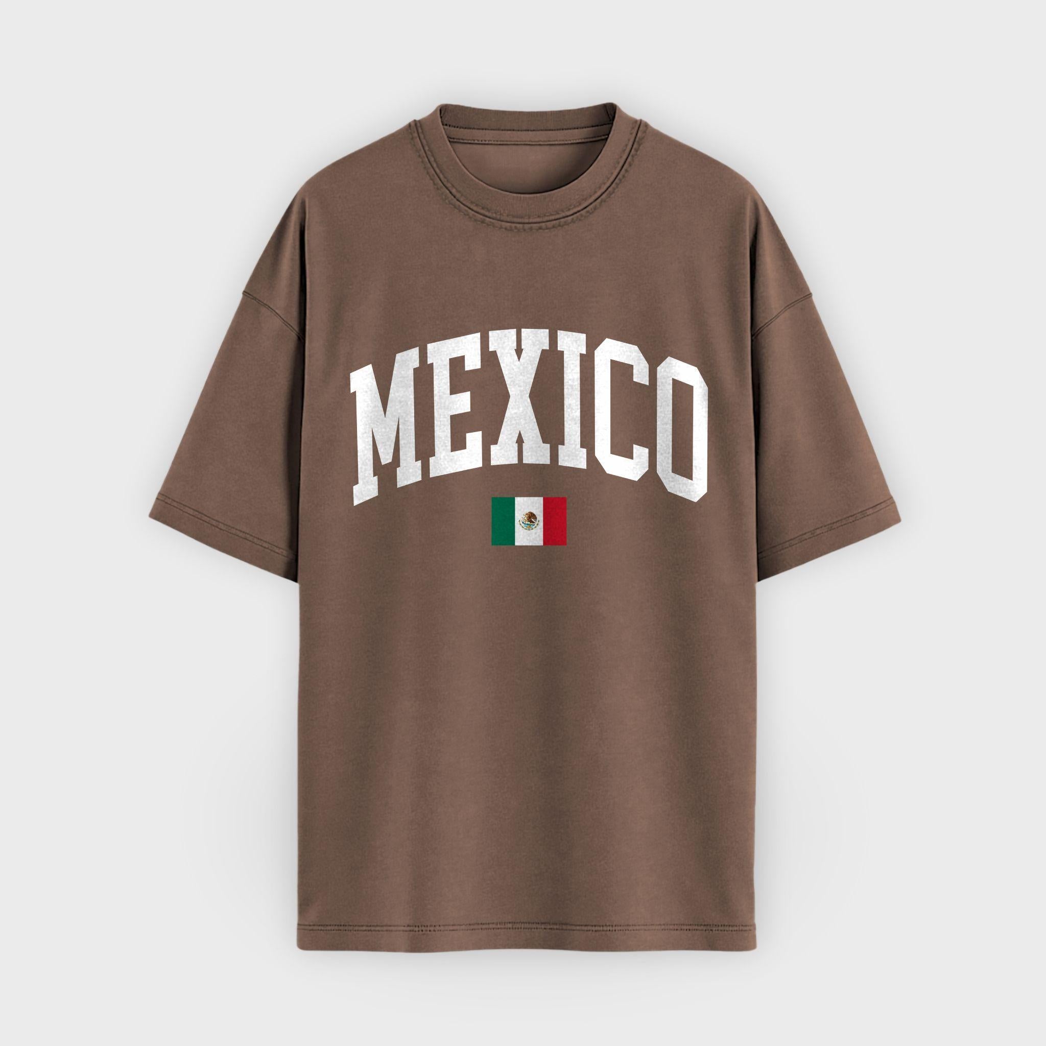 Mexico Collegiate Flag T-Shirt