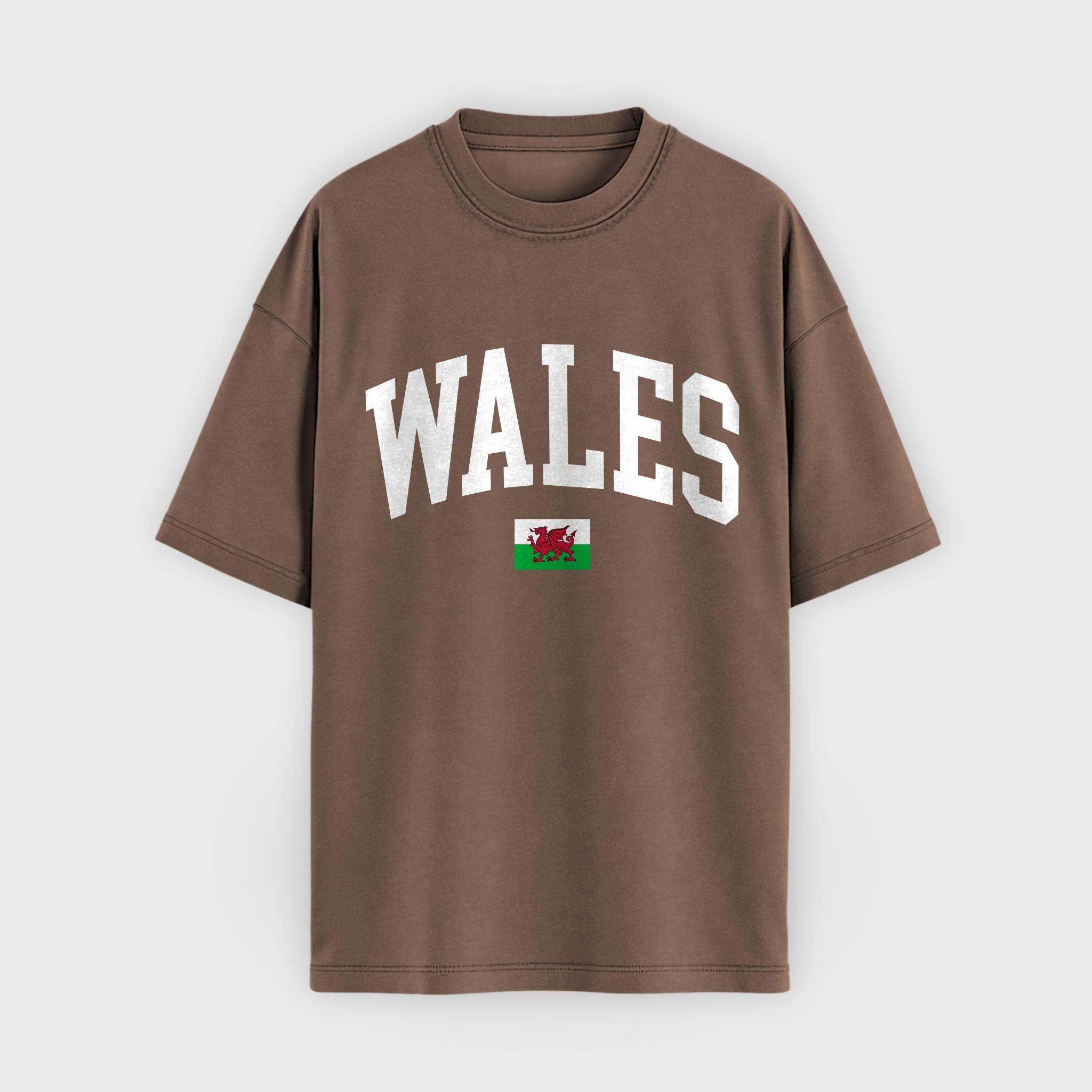 Wales Collegiate Flag T-Shirt