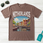 Netherlands Vintage Travel Poster T-Shirt