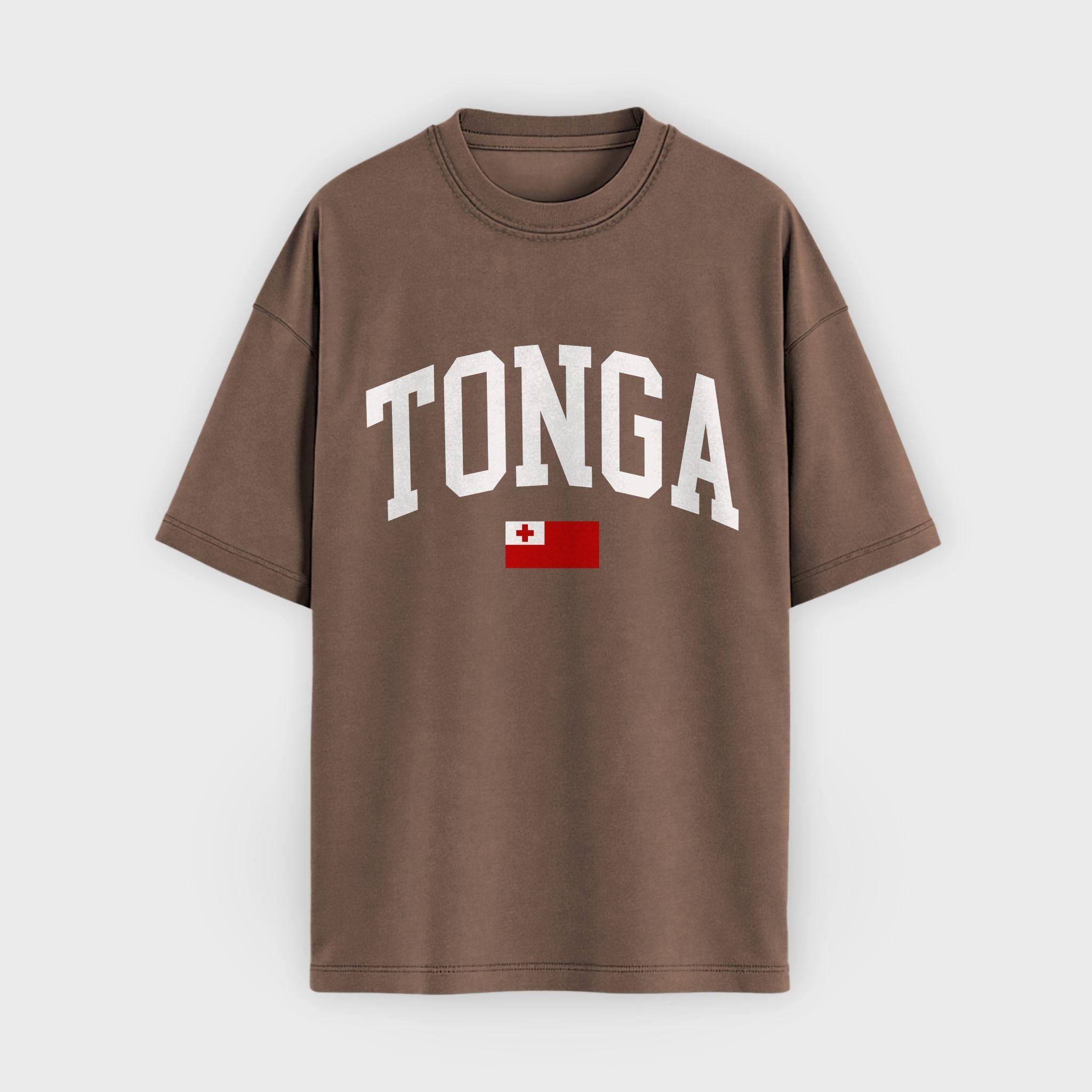Tonga Collegiate Flag T-Shirt