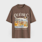 Quebec Vintage Travel Graphic T-Shirt