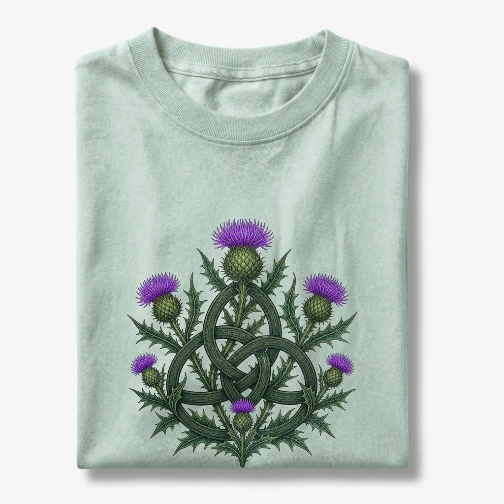Scotland Thistle Trinity Knot T-Shirt