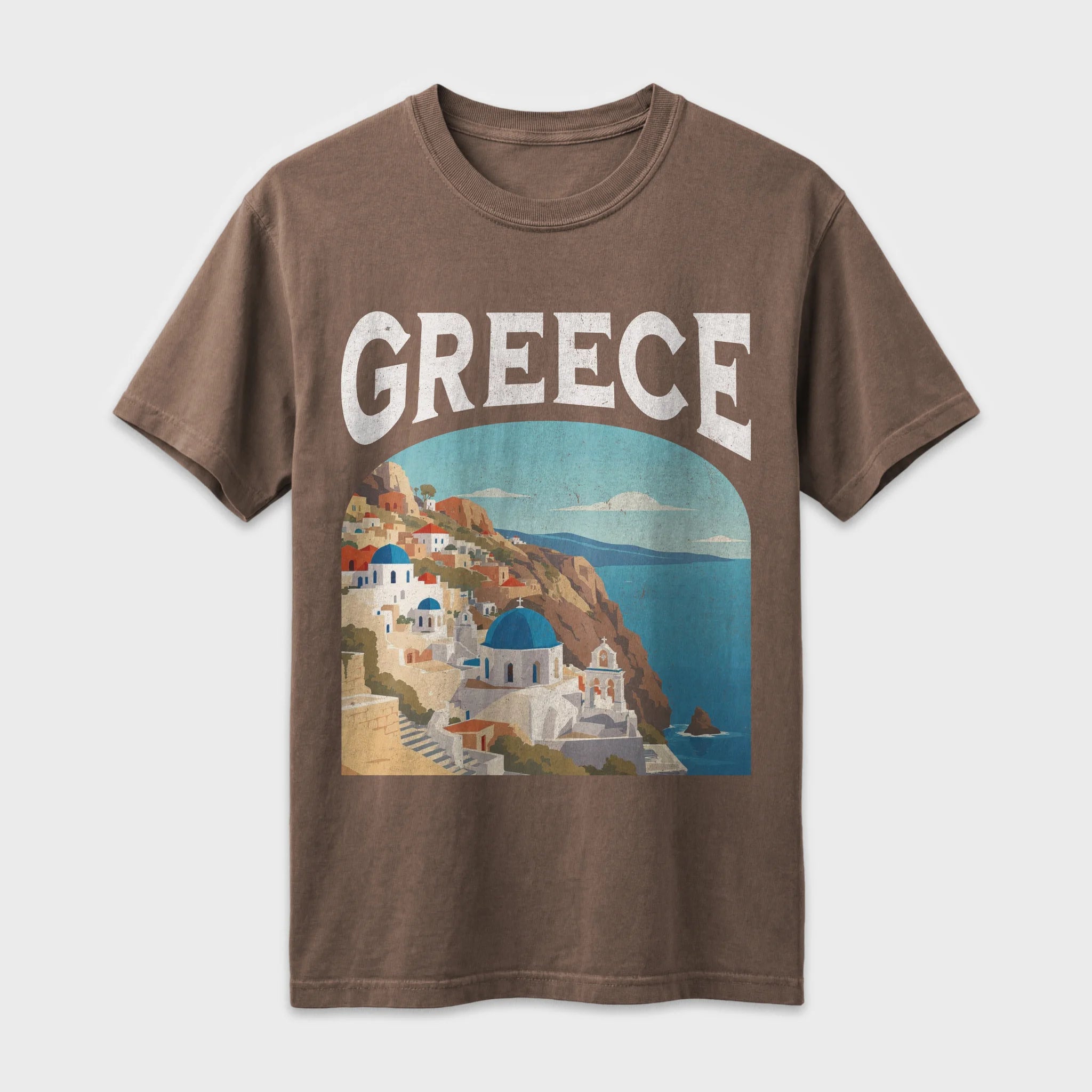 Greece Vintage Travel Poster T-Shirt