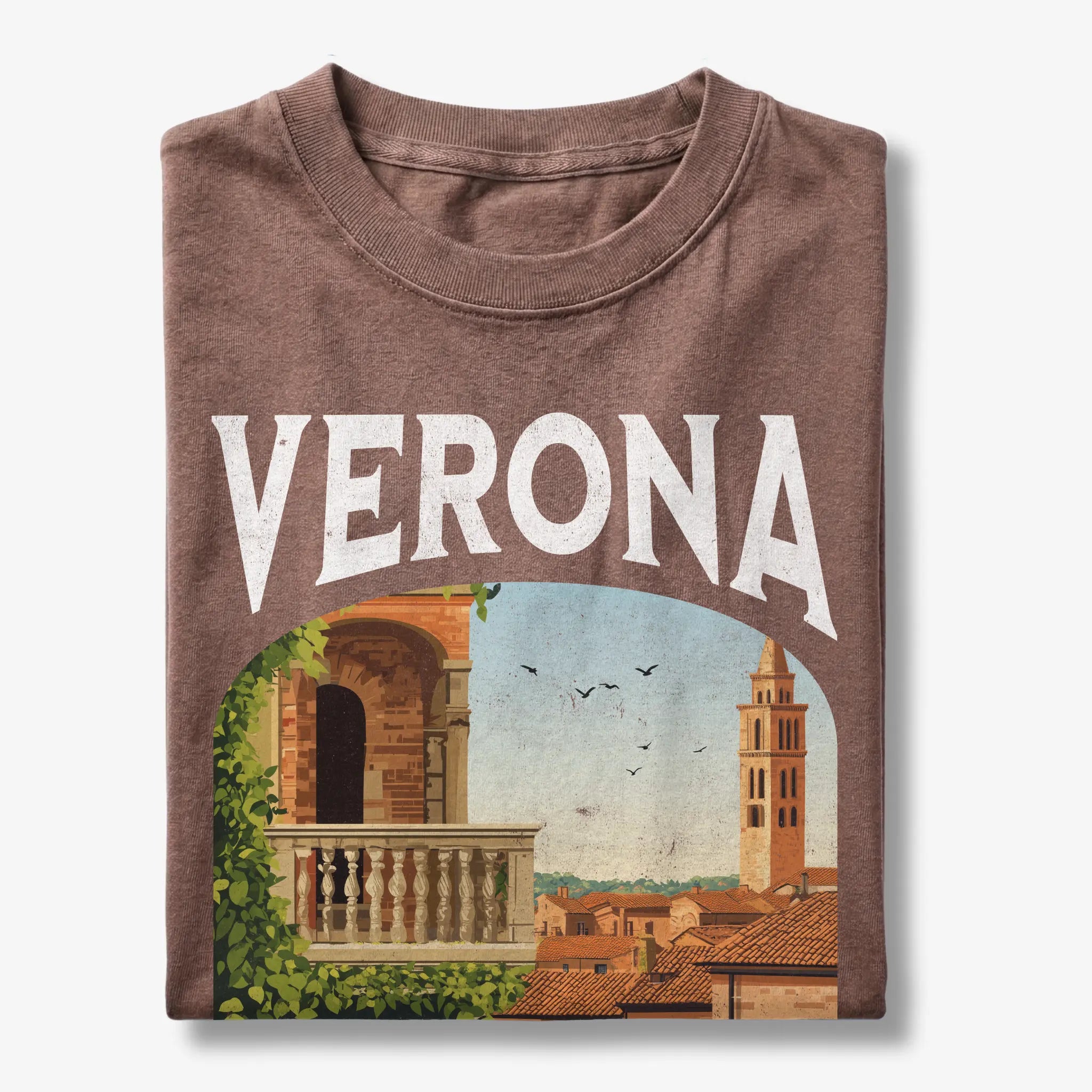Verona Italy Vintage Travel Poster T-Shirt