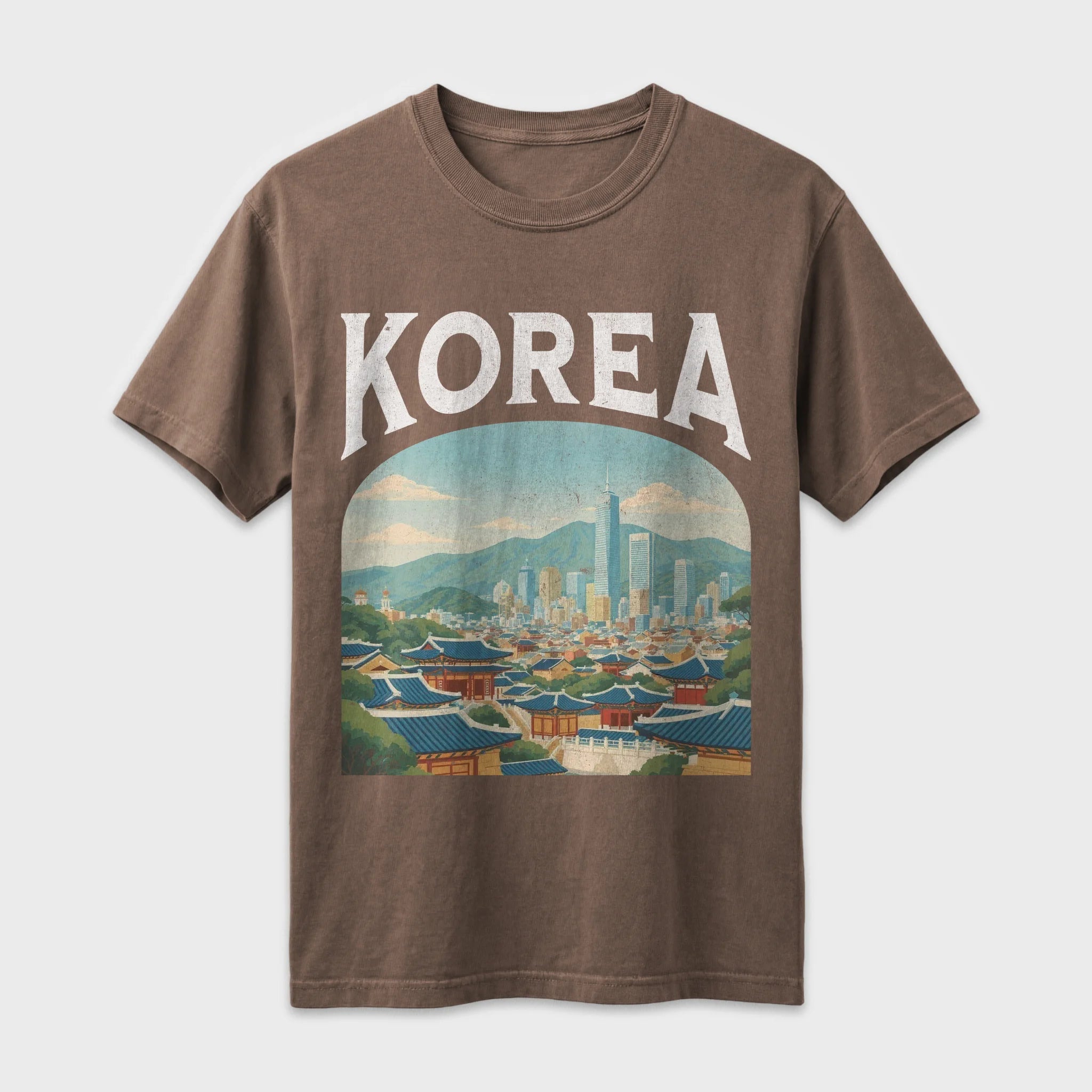Korea Vintage Travel Poster T-Shirt