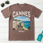 Cannes France Vintage Travel Poster T-Shirt