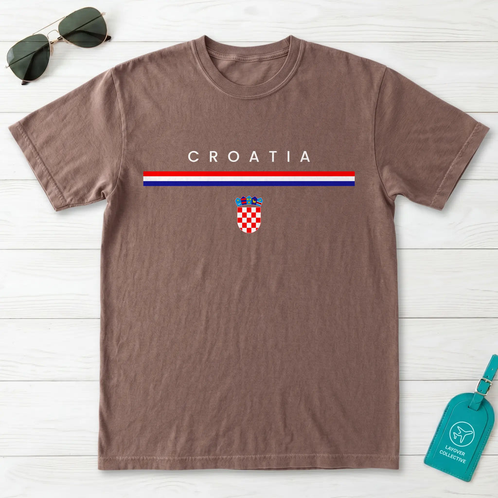 Croatia Flagline T-Shirt