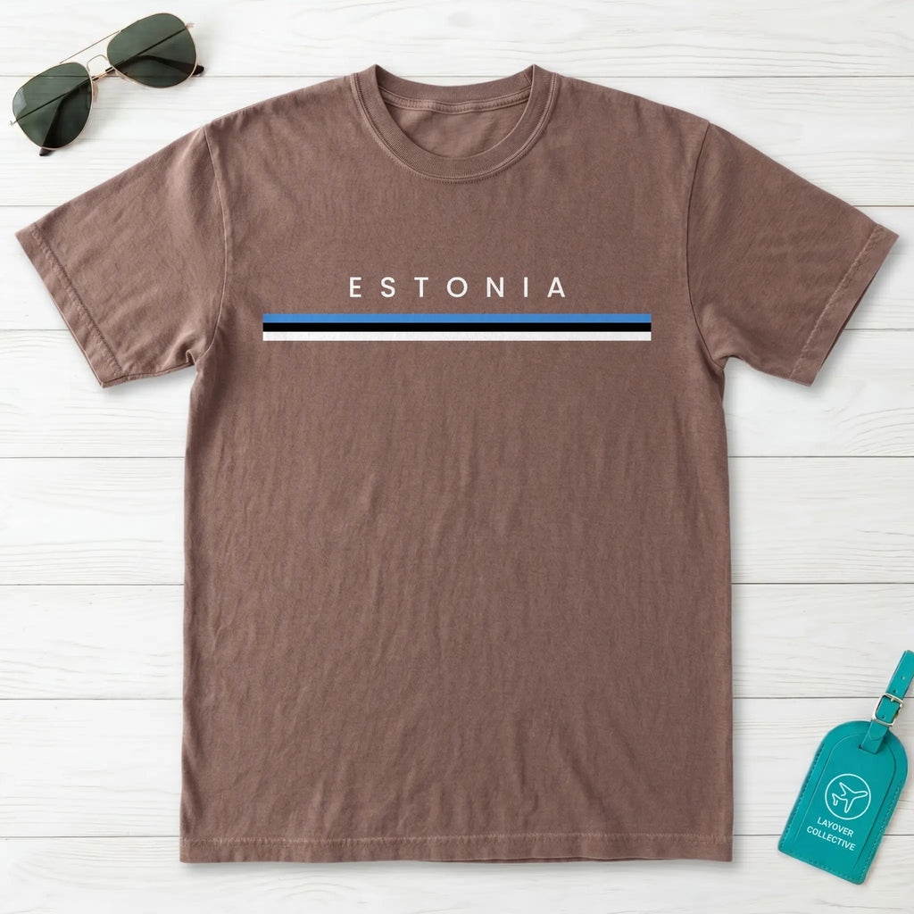 Estonia Flagline T-Shirt