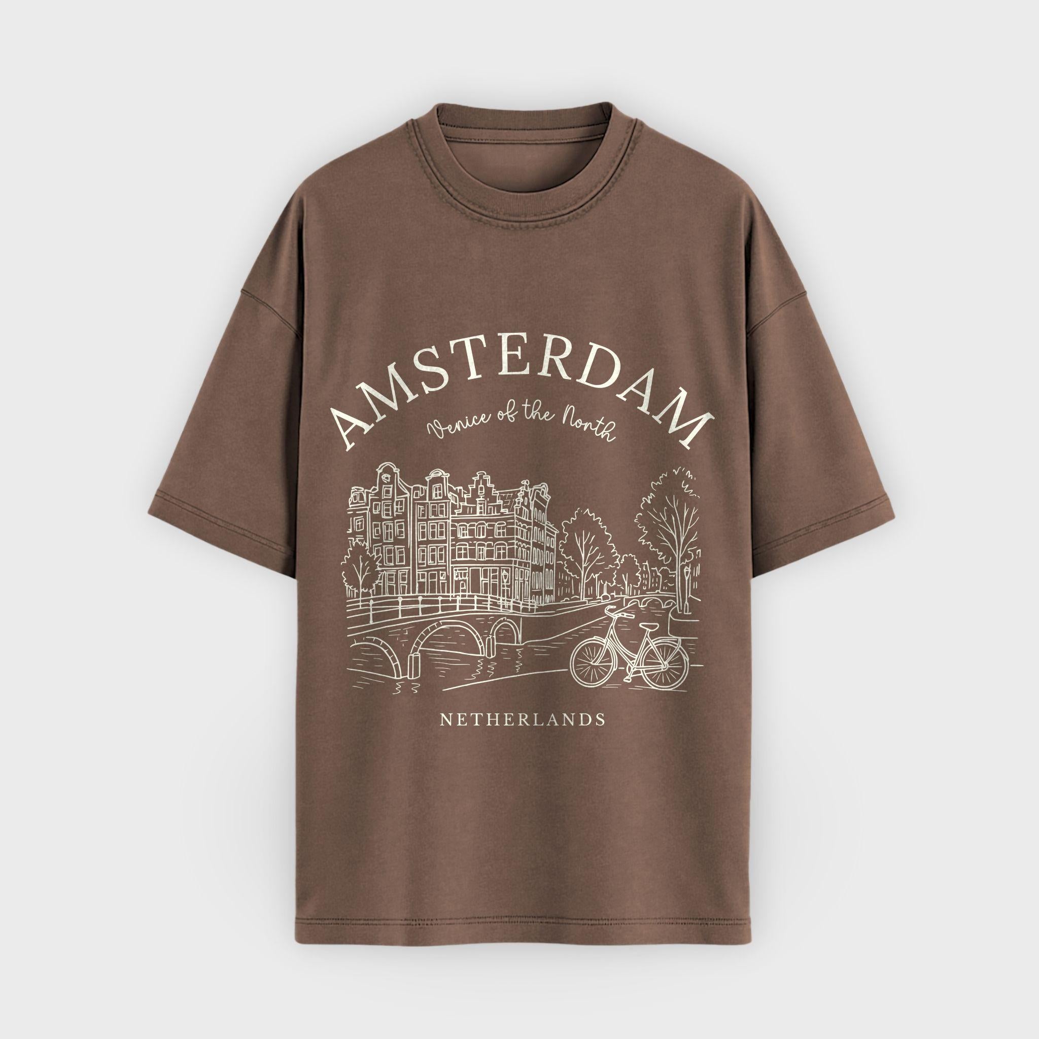 Amsterdam Vintage Sketch T-Shirt