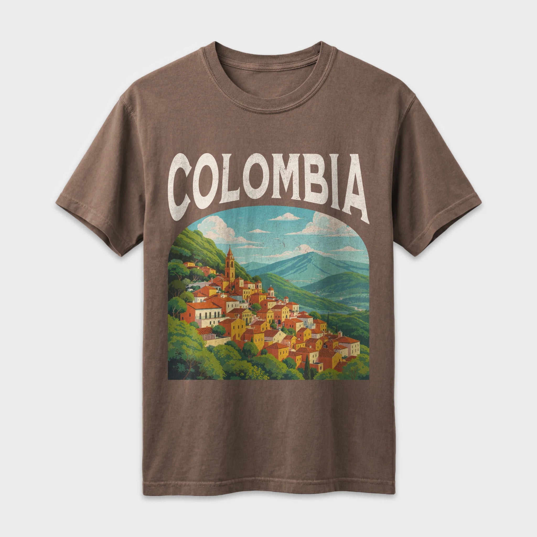 Colombia Vintage Travel Poster T-Shirt
