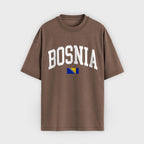 Bosnia Collegiate Flag T-Shirt