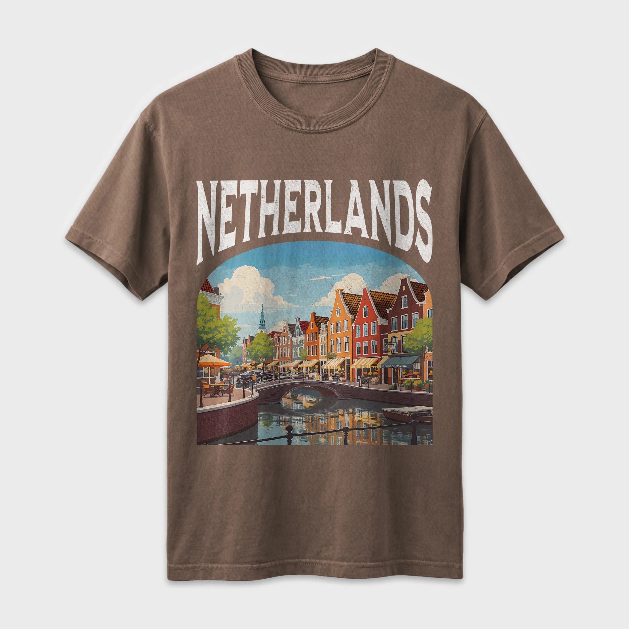 Netherlands Vintage Travel Poster T-Shirt