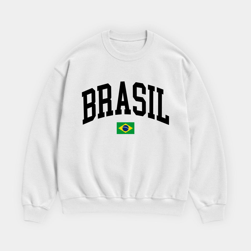 Brasil Collegiate Flag Sweatshirt