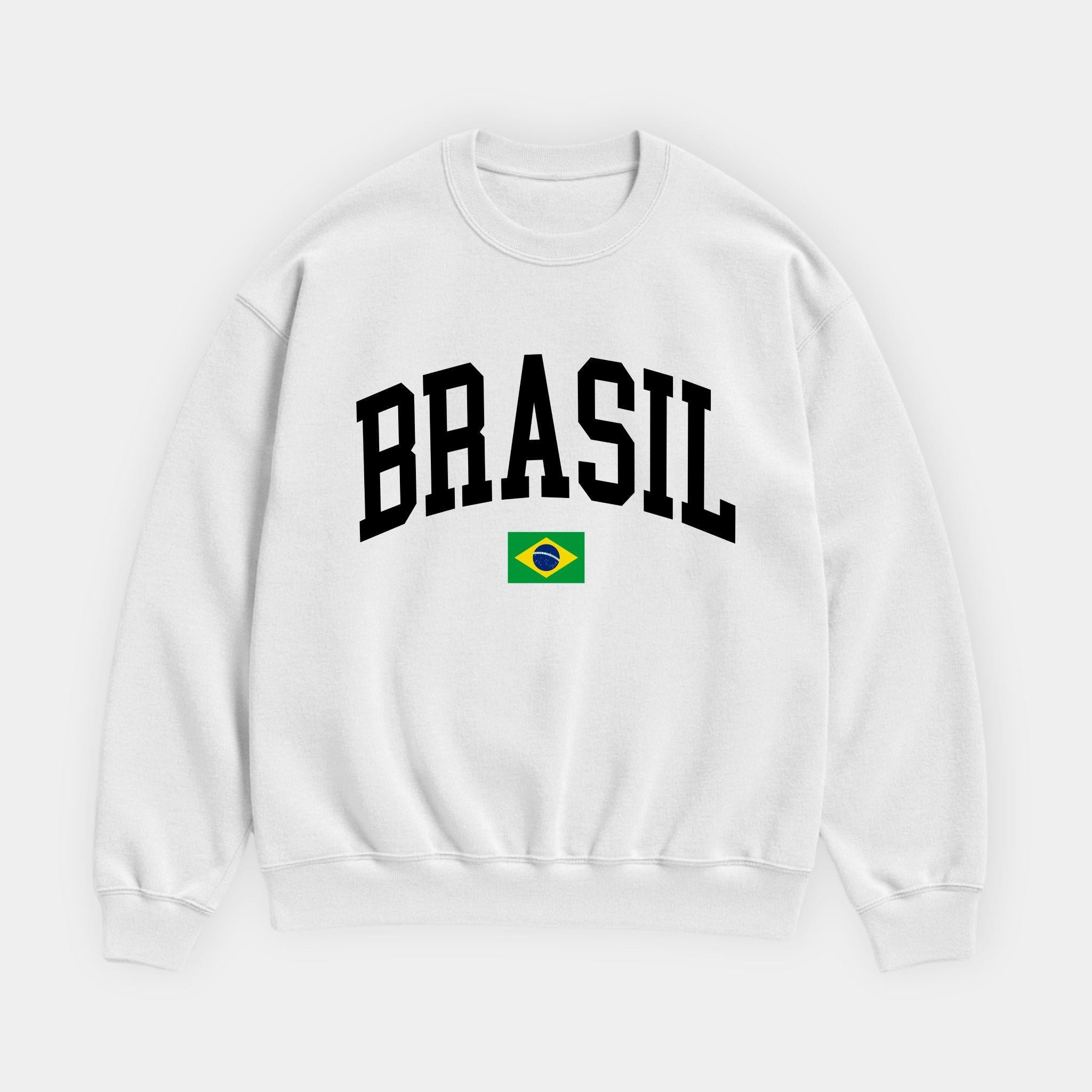 Brasil Collegiate Flag Sweatshirt