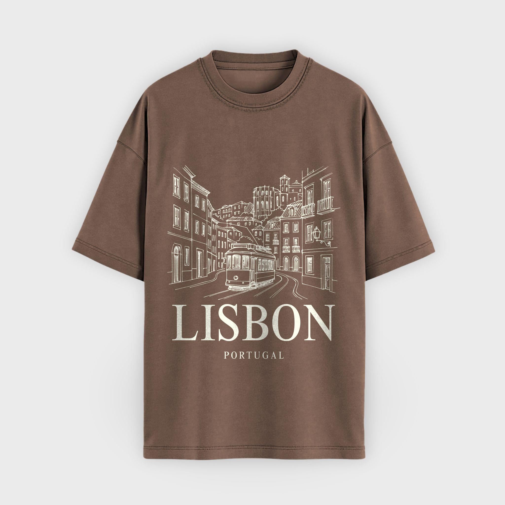 Lisbon Vintage Sketch T-Shirt